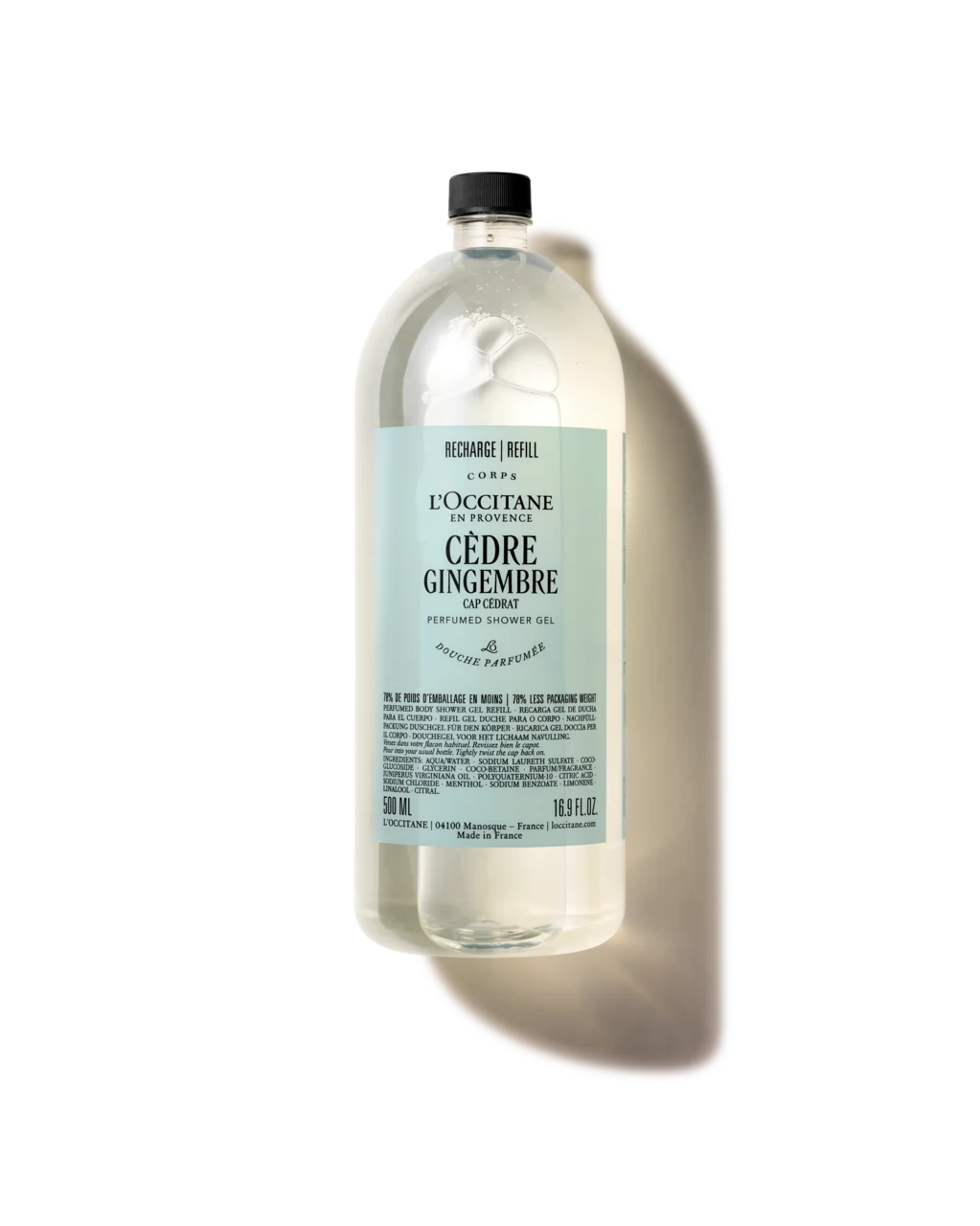 Eco-Refil Sabonete L&iacute;quido Corporal Perfumado C&egrave;dre Gingembre (Cap Cedrat)